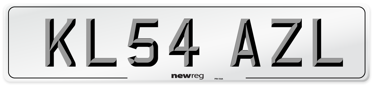 KL54 AZL Number Plate from New Reg